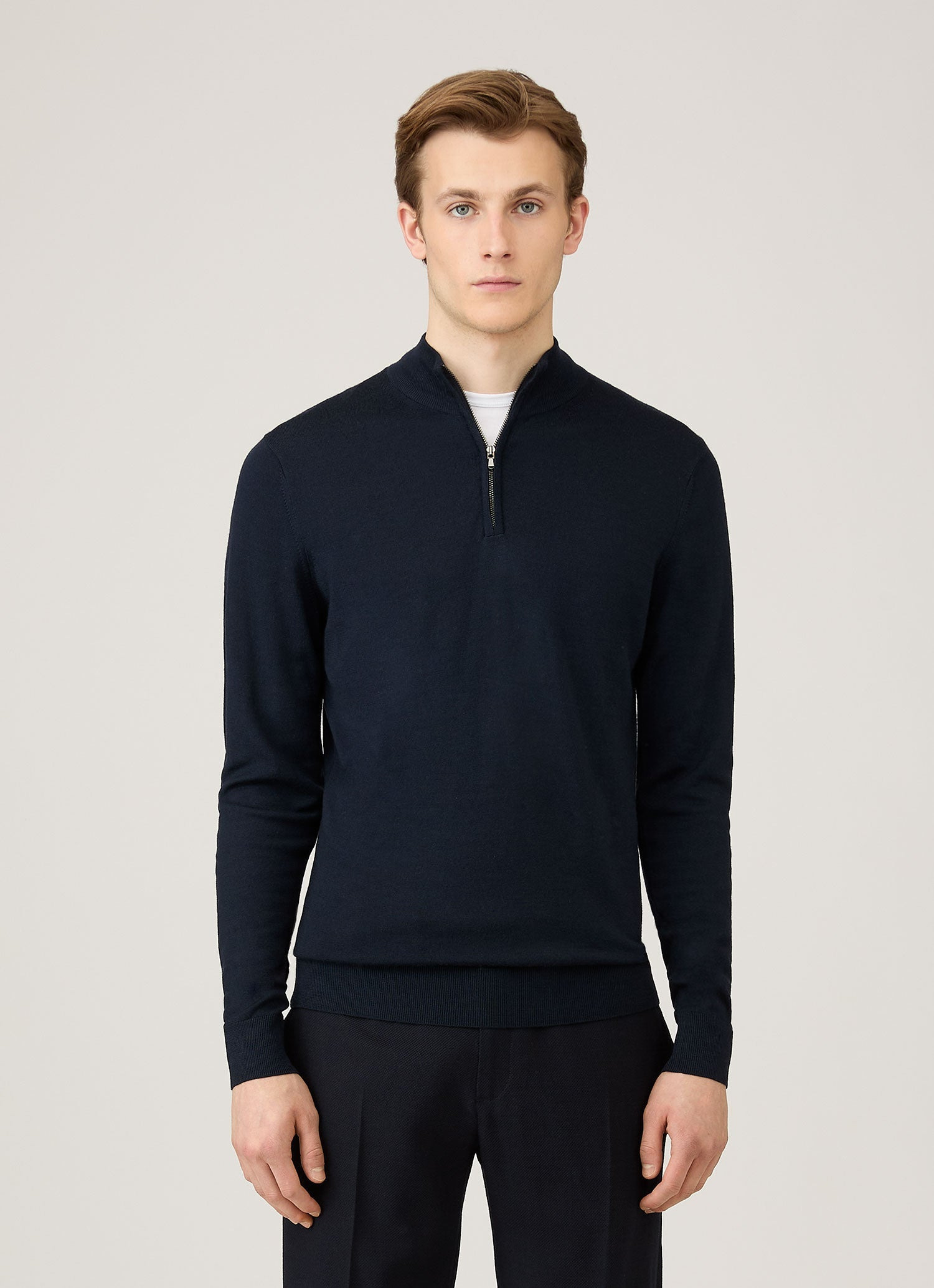 Extra‑Fine Merino Zip Neck - 2