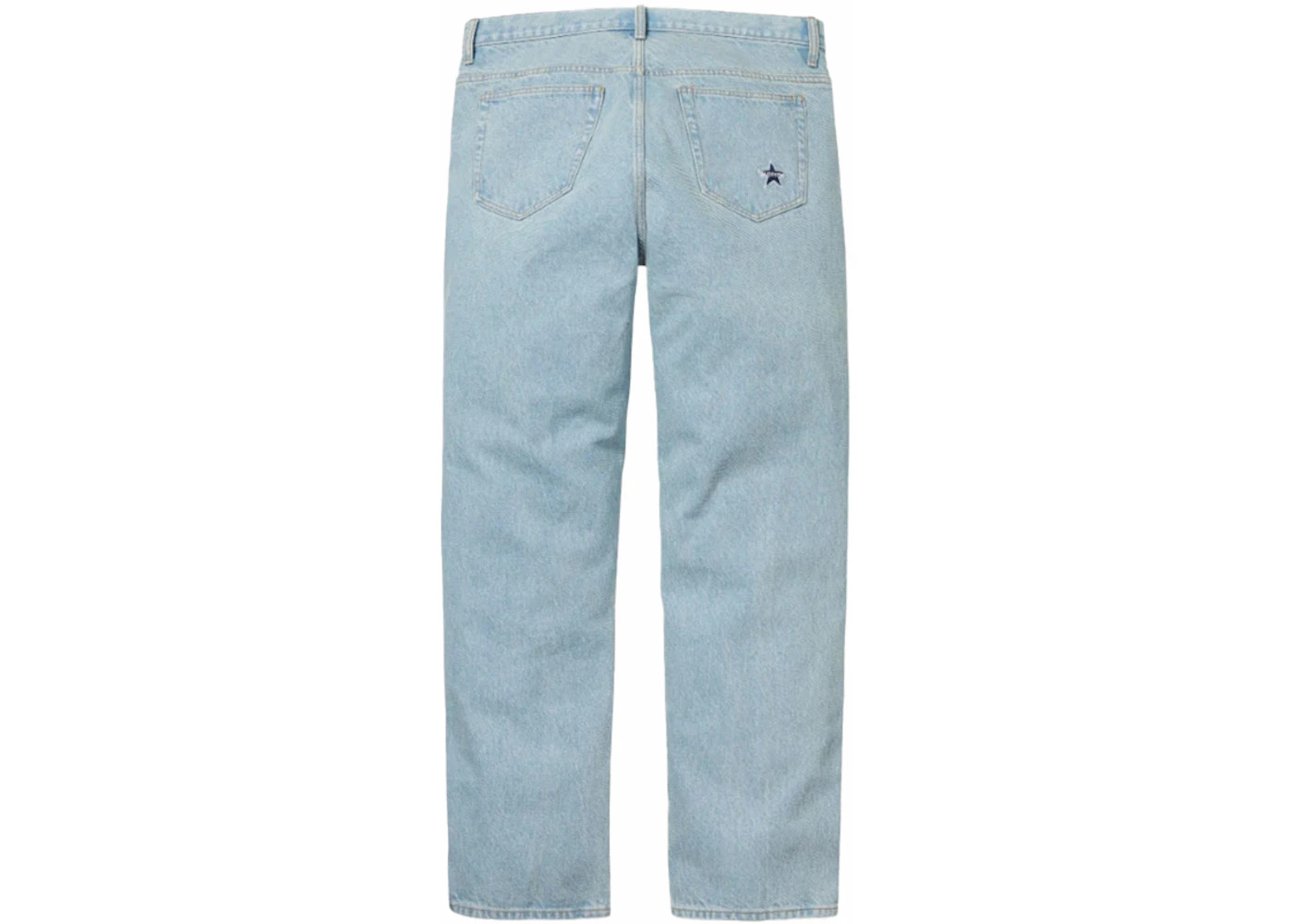 Supreme Regular Jean (FW23) Washed Blue - 2