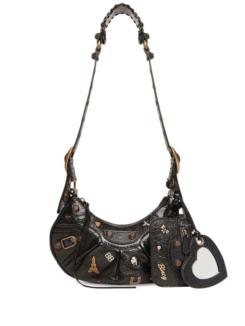 Le Cagole XS studded shoulder bag - 1