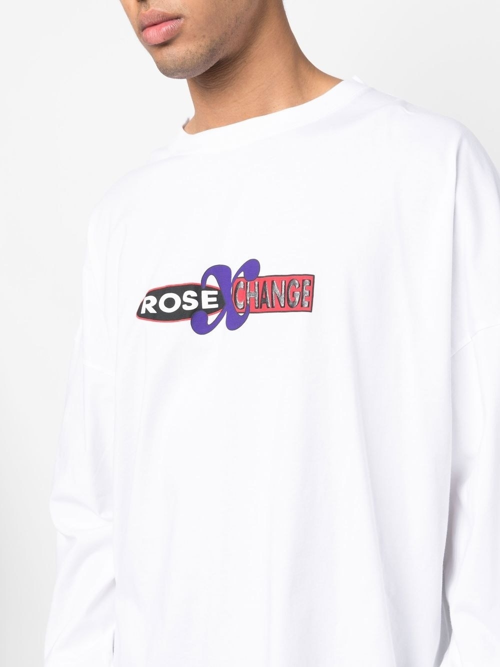 logo-print long-sleeve cotton T-shirt - 5