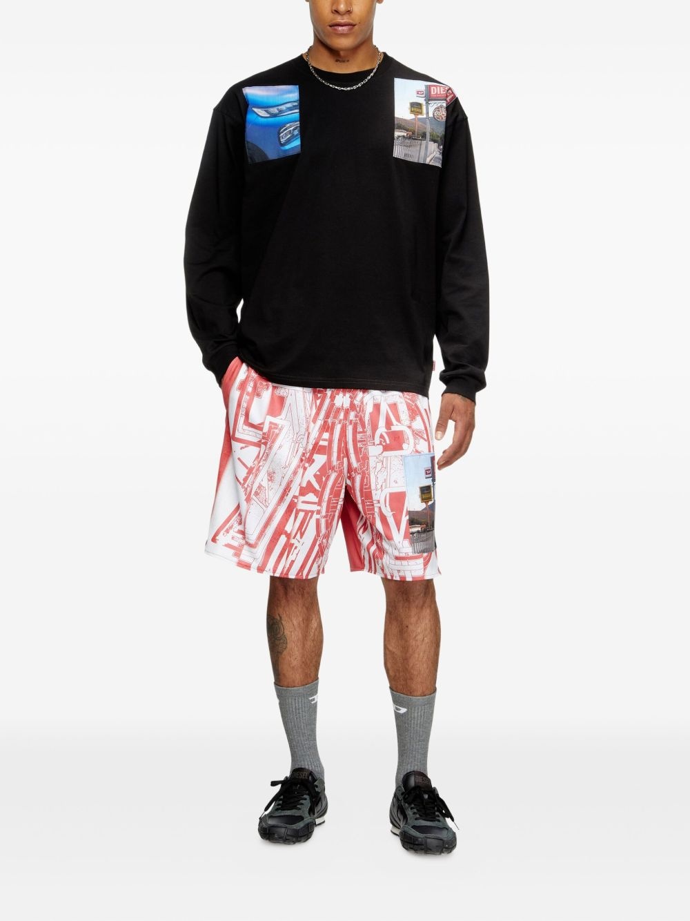 T-Boxt-LS-T5 graphic-print long-sleeve T-shirt - 2