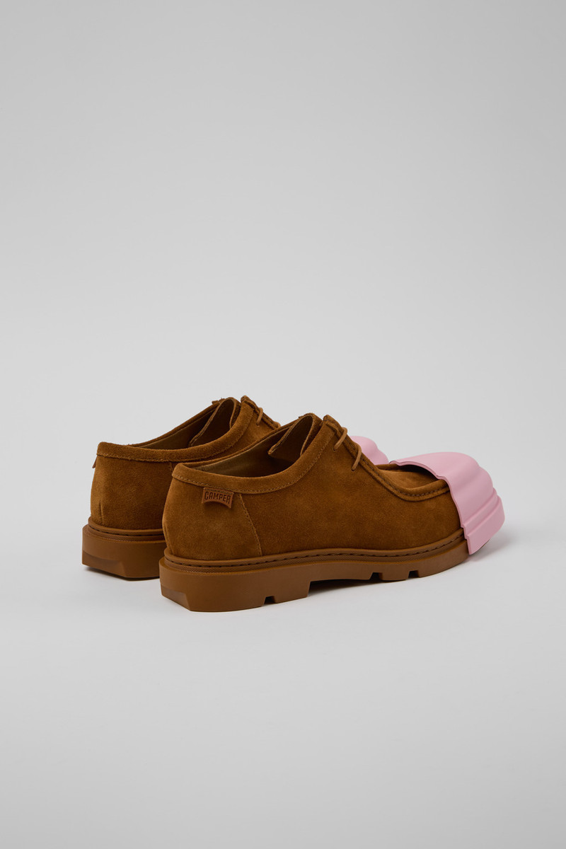CAMPERLAB Brown Nubuck Shoes for Men. outlook