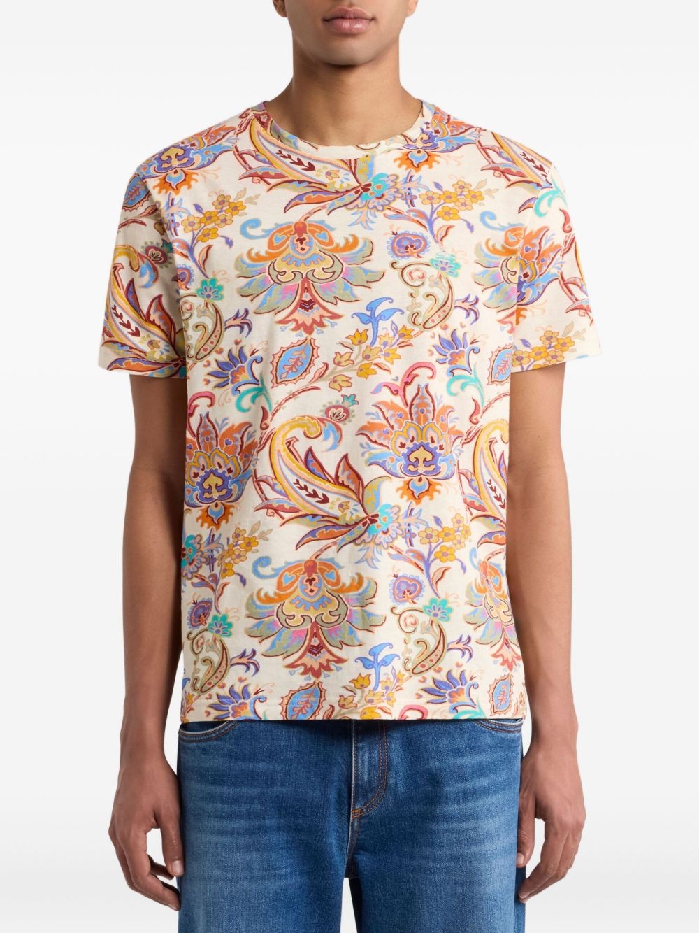 paisley-print T-Shirt - 3