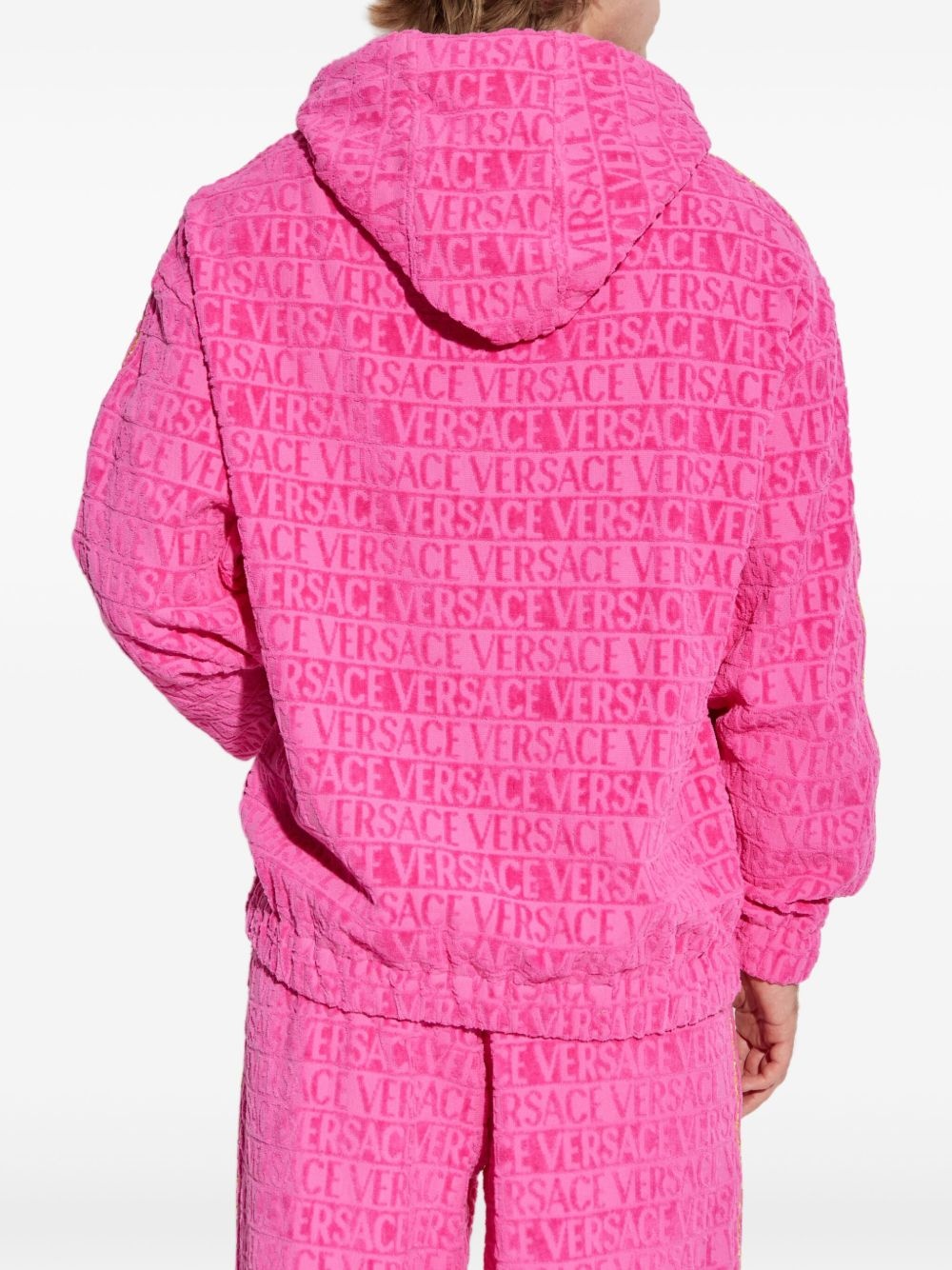 logo-jacquard hoodie - 5