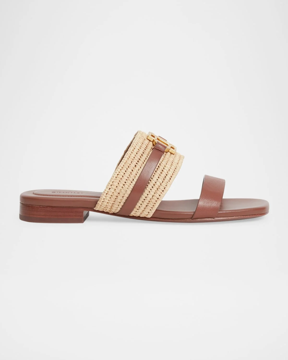 Roan Raffia Flat Sandals - 1