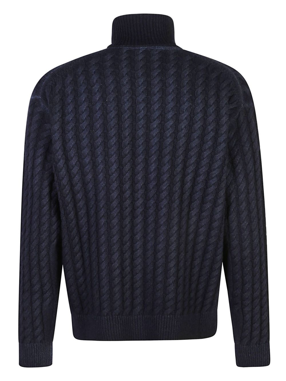 cable-knit jumper - 2