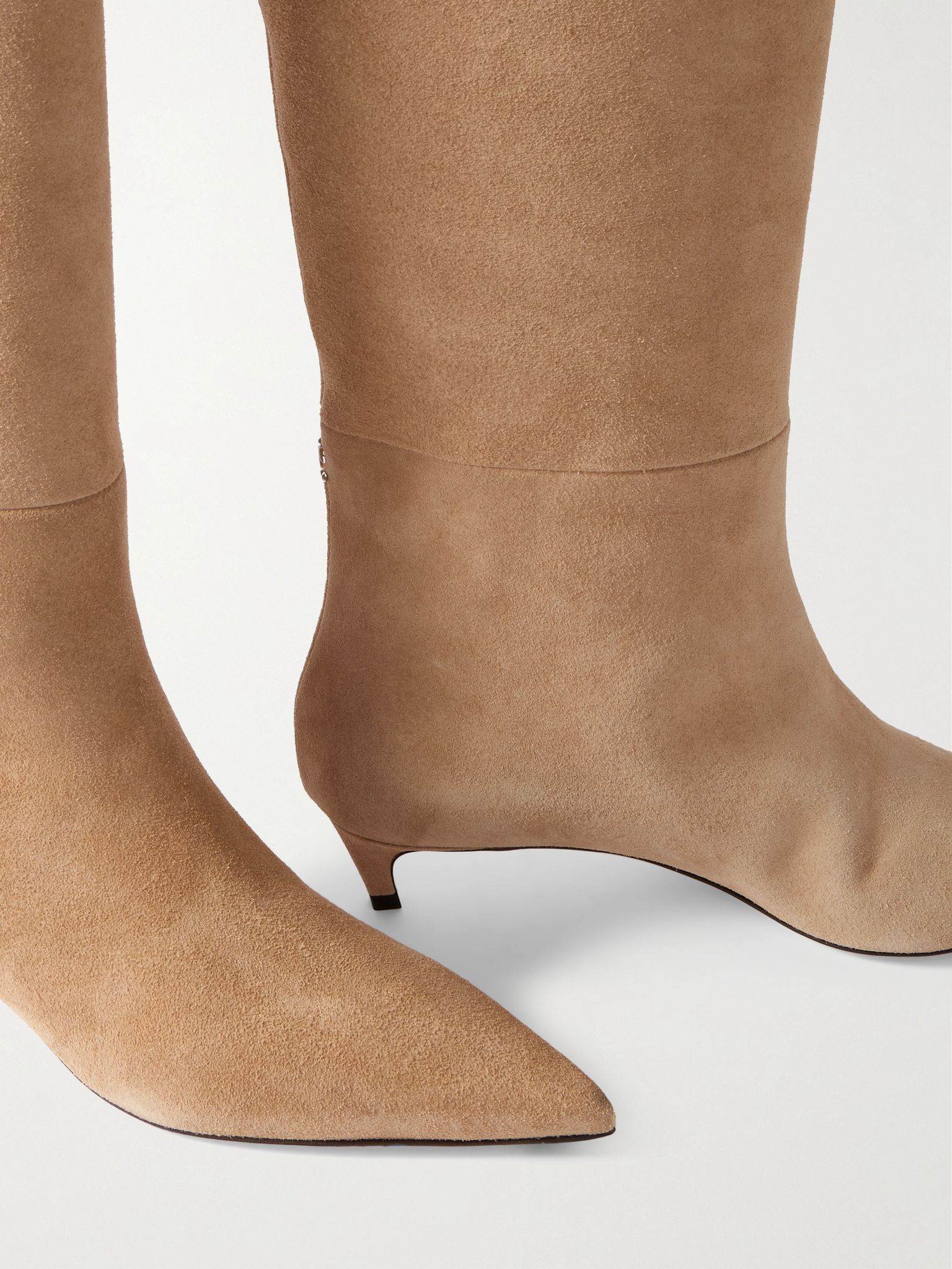 Maxima 35 suede knee boots Tan - 4