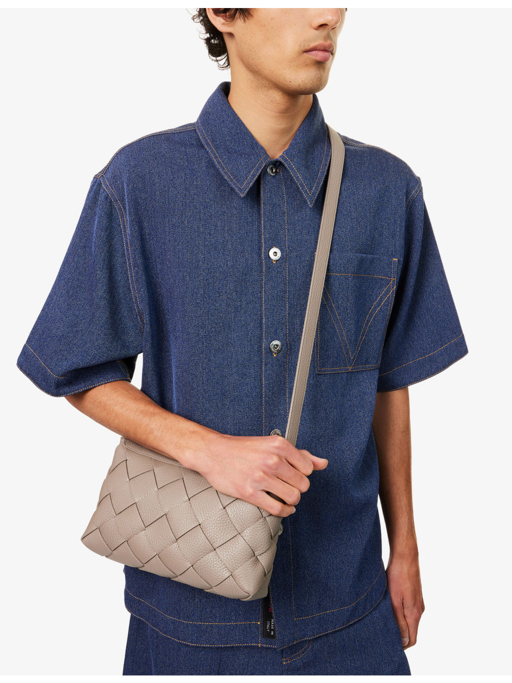 Diago Intrecciato Leather Cross-Body Bag - 2