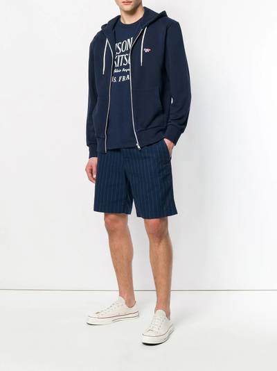 Maison Kitsuné zipped hoodie outlook