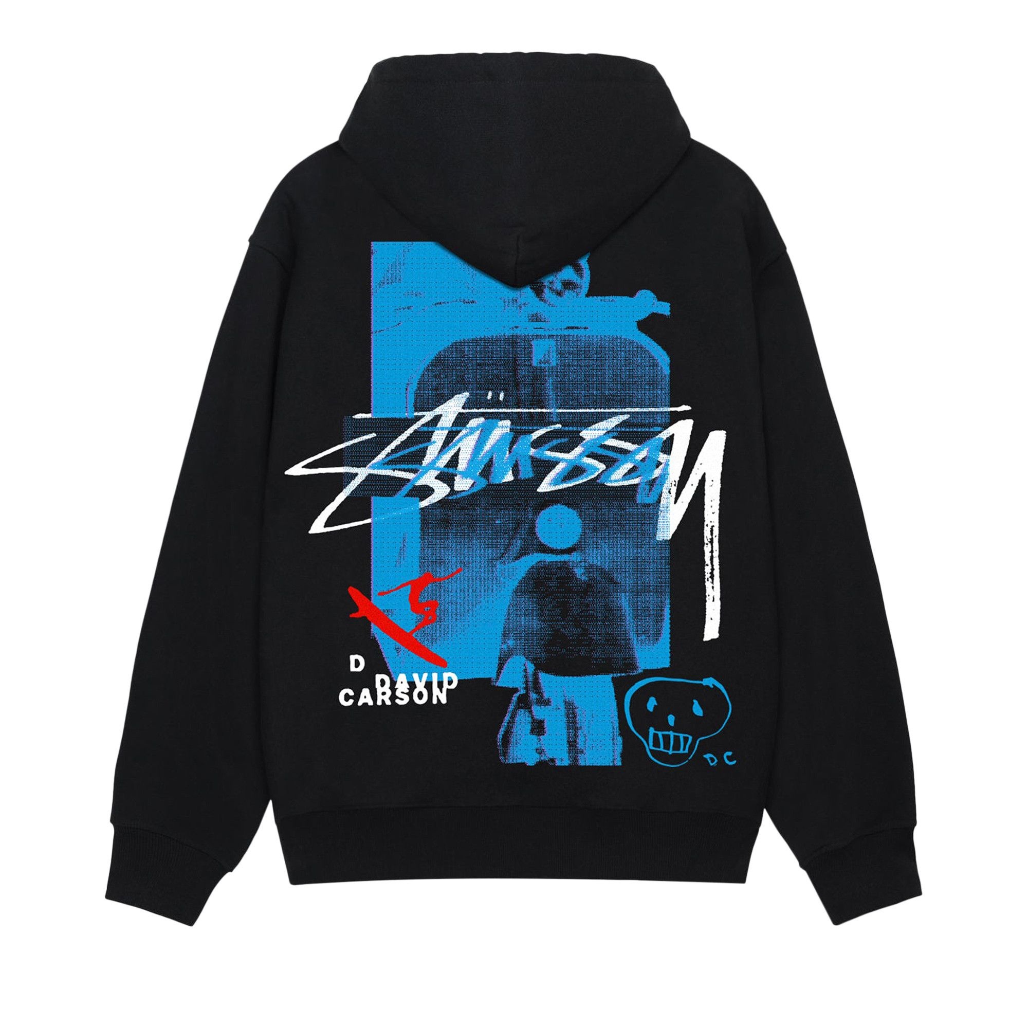 Stussy David Carson Vespa Hoodie パーカー Stussy David Carson Vespa Hoodie Ash Heather Men's - SS24 - US