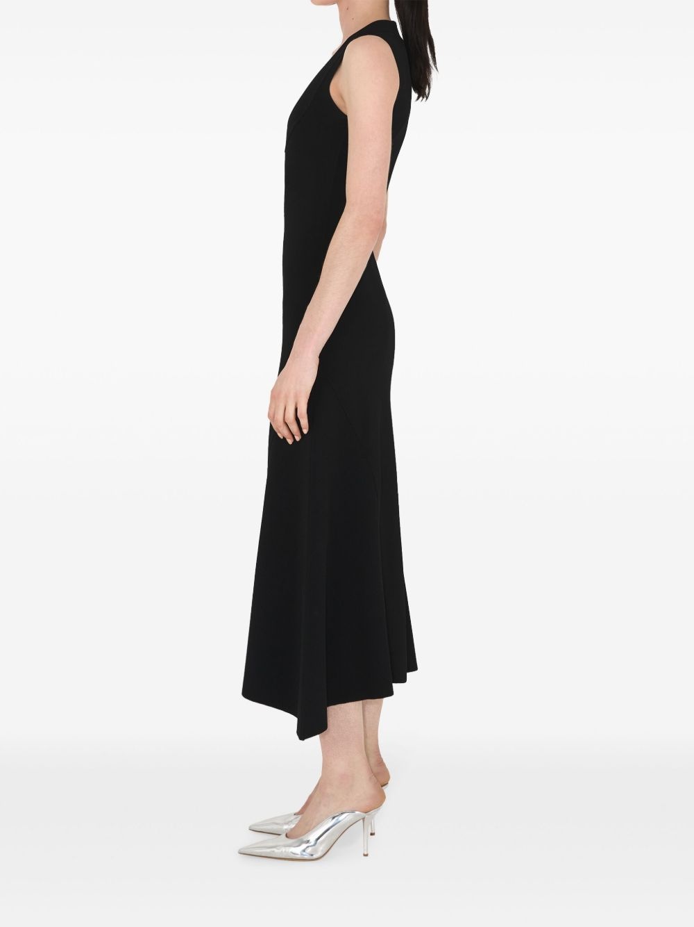 Claudia scoop-neck midi dress - 3