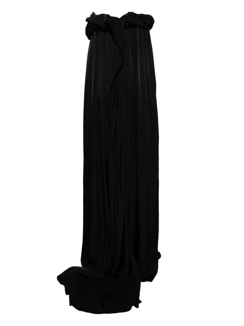 irregular tube maxi dress - 2