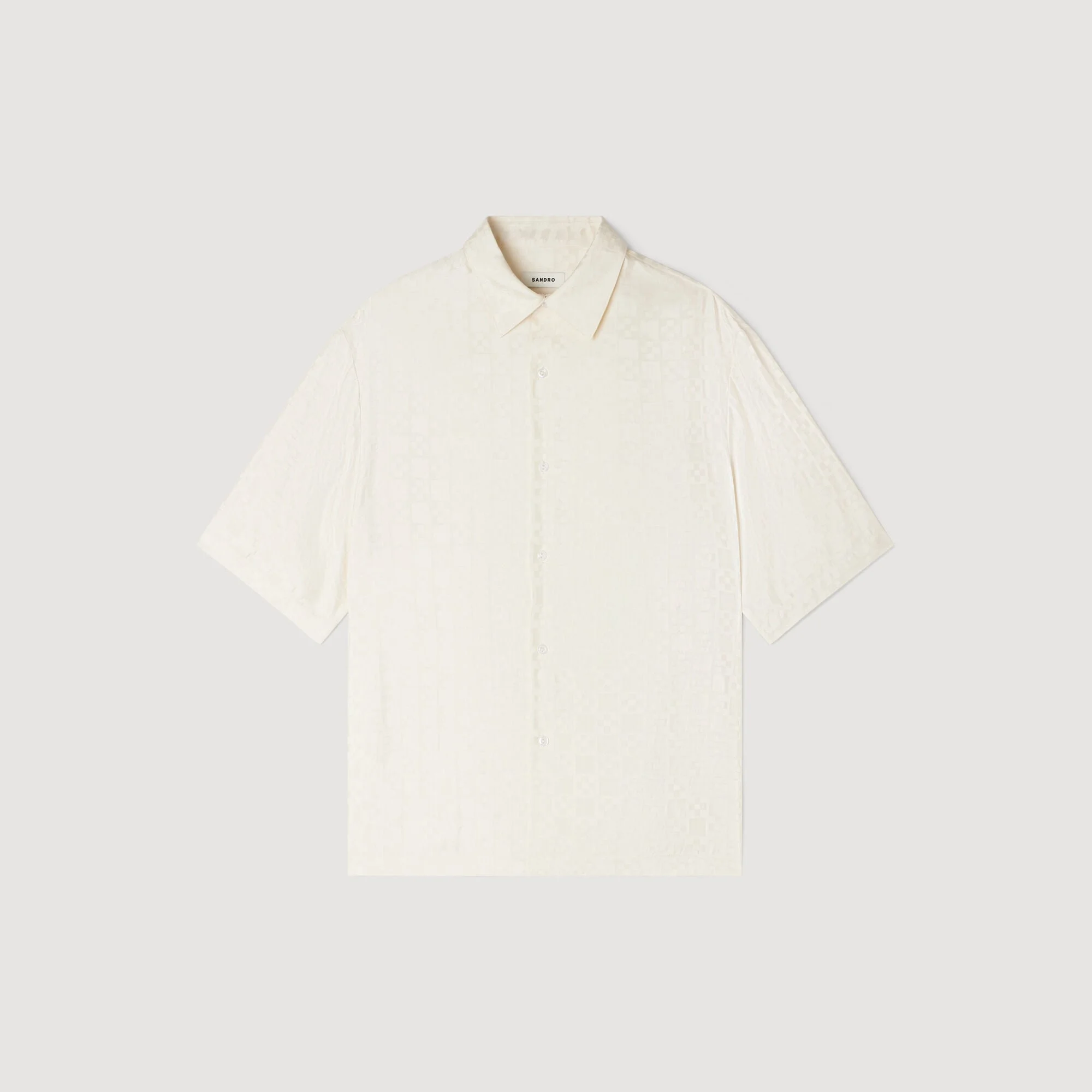 SQUARE CROSS LOOSE-FIT SHIRT - 1