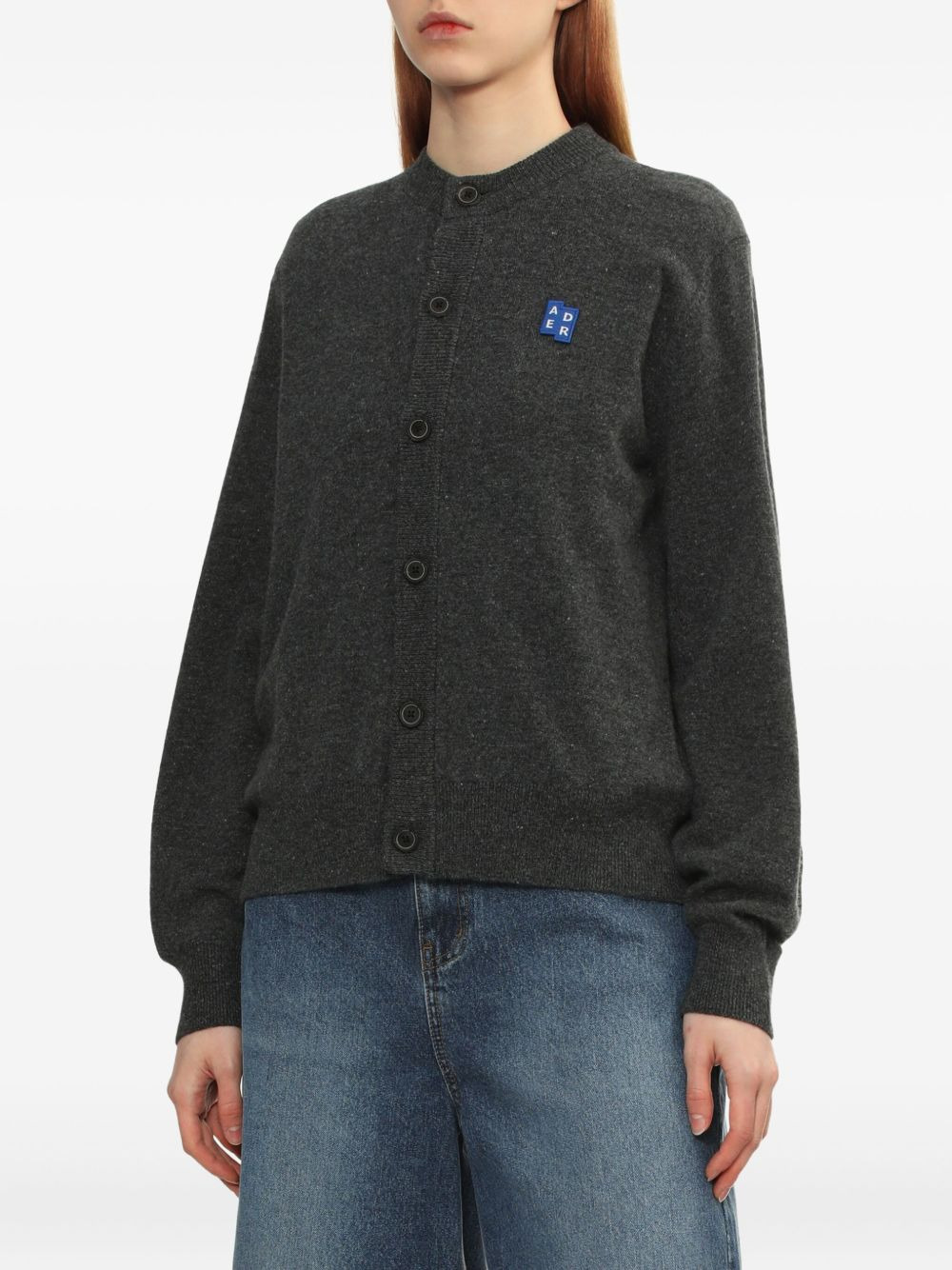 Sig; BL Tag logo-patch button cardigan - 3
