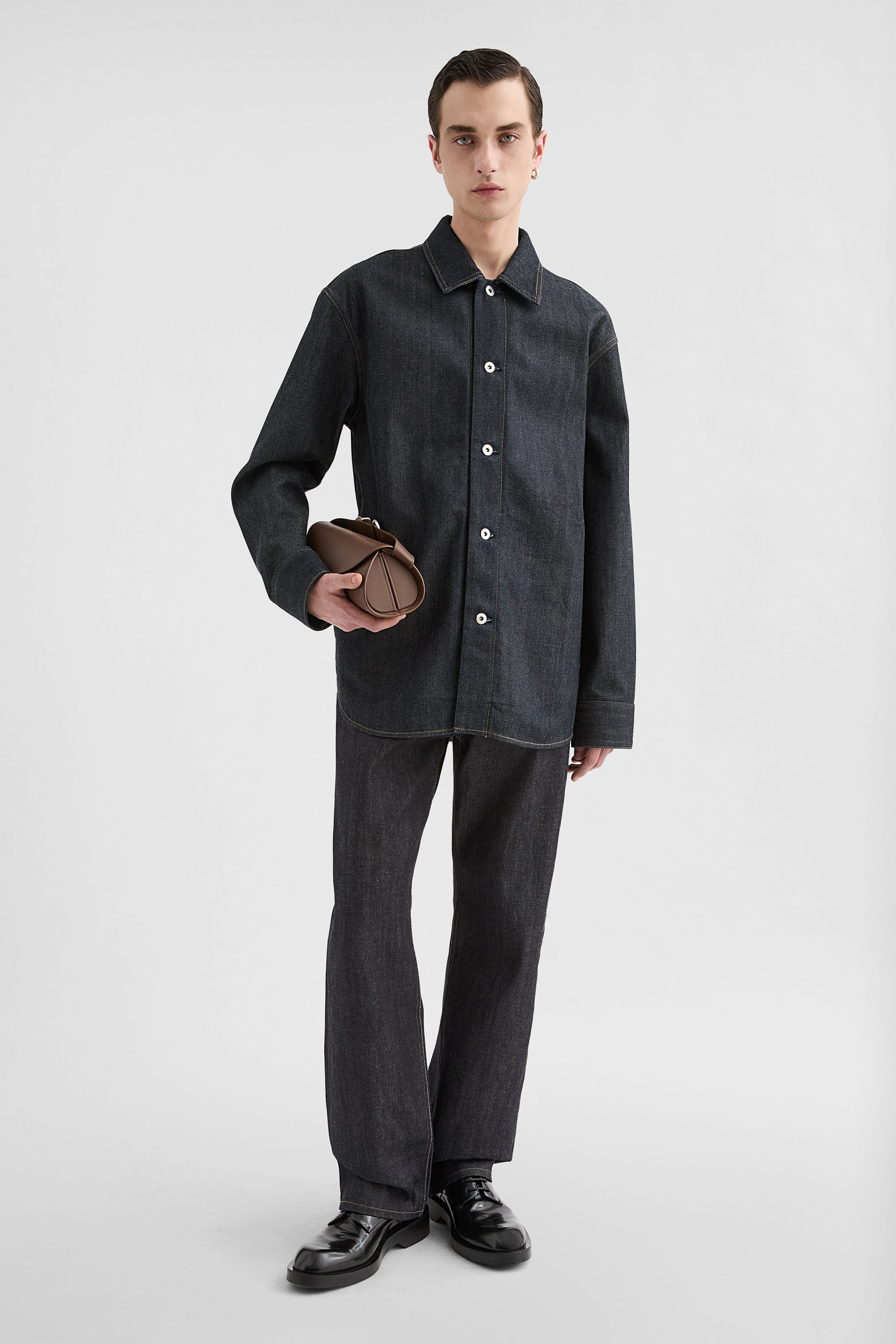 Loose Denim Trousers - 2