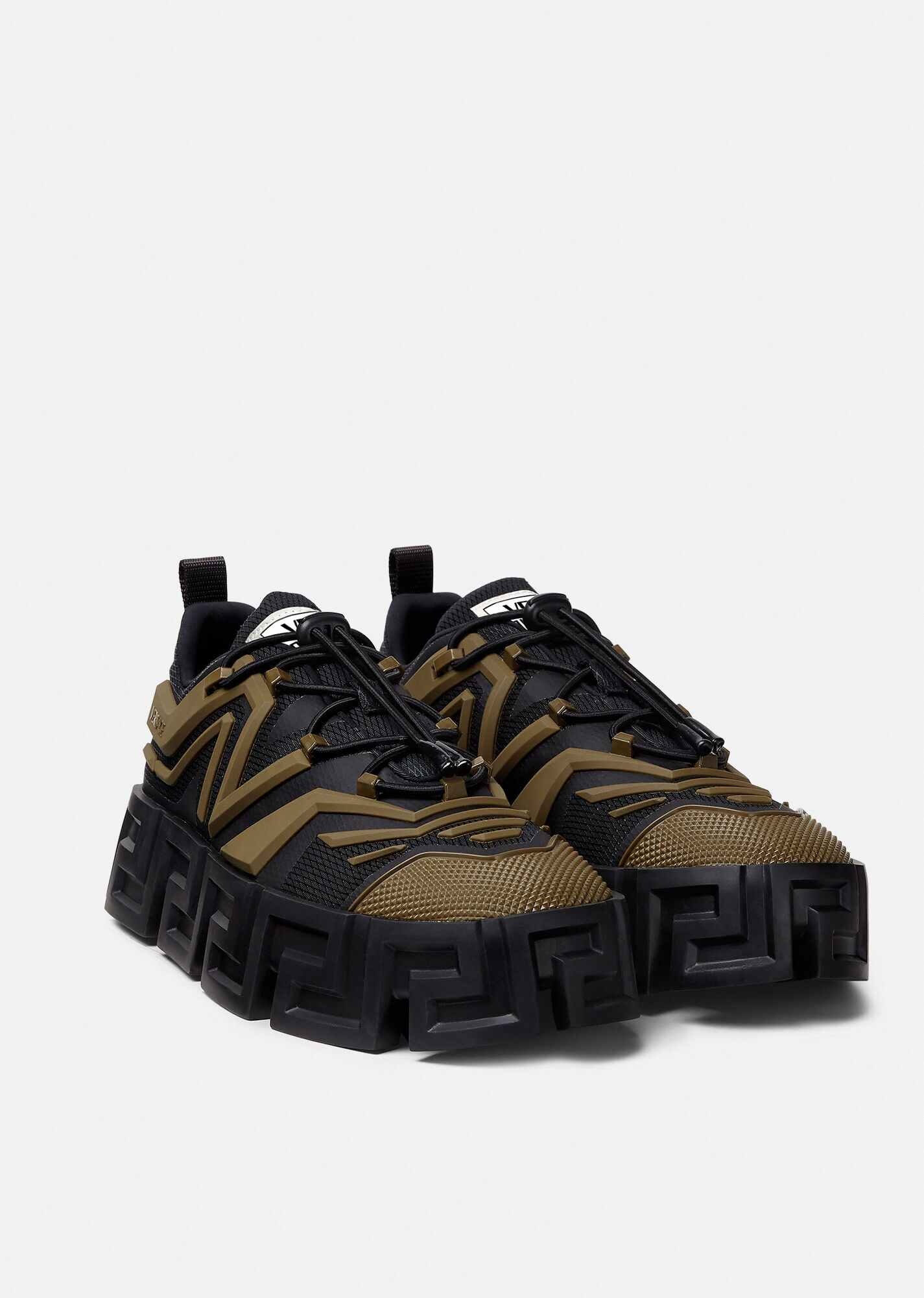 Greca Labyrinth Lace-Up Shoes - 4