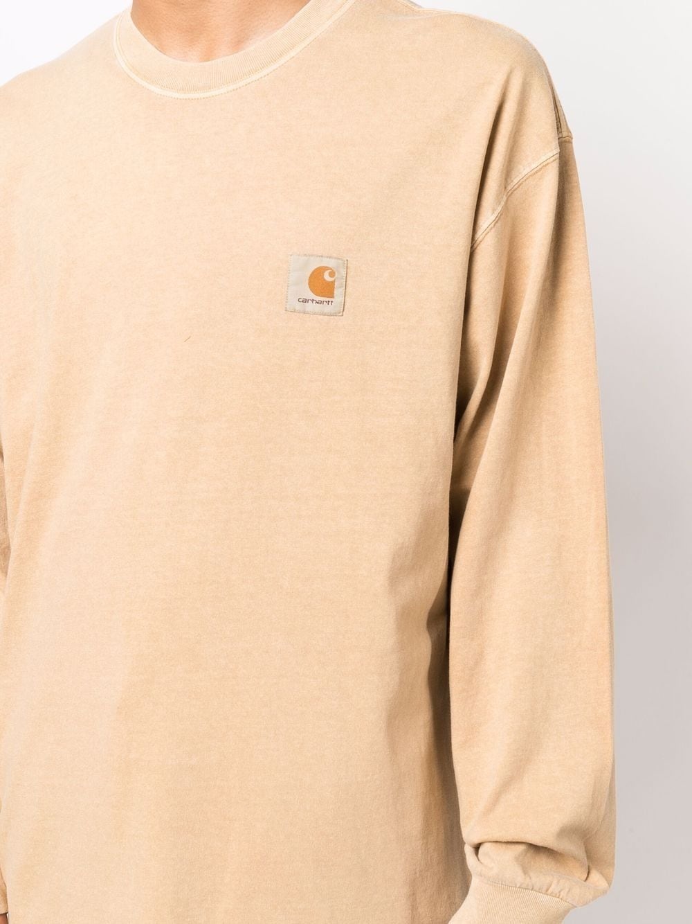 logo-patch long-sleeved T-shirt - 5