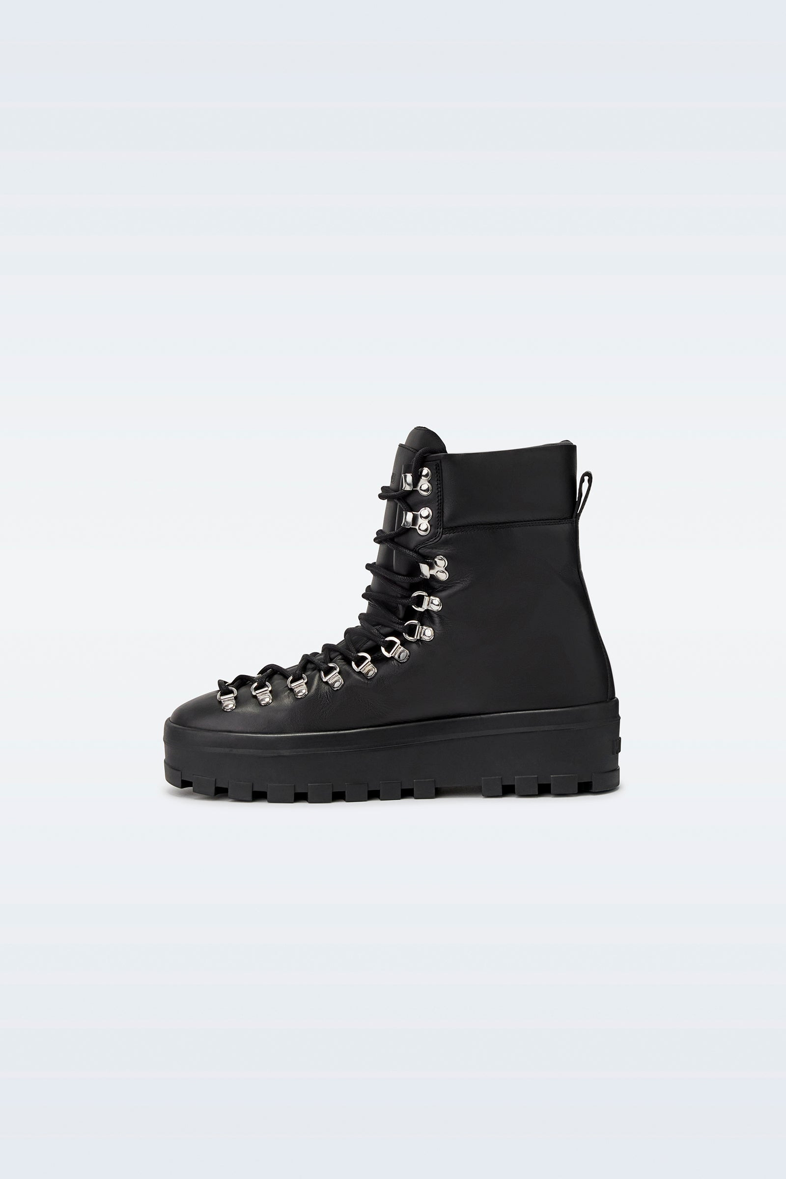 BAIN-M Leather mid-calf lace-up boots - 2
