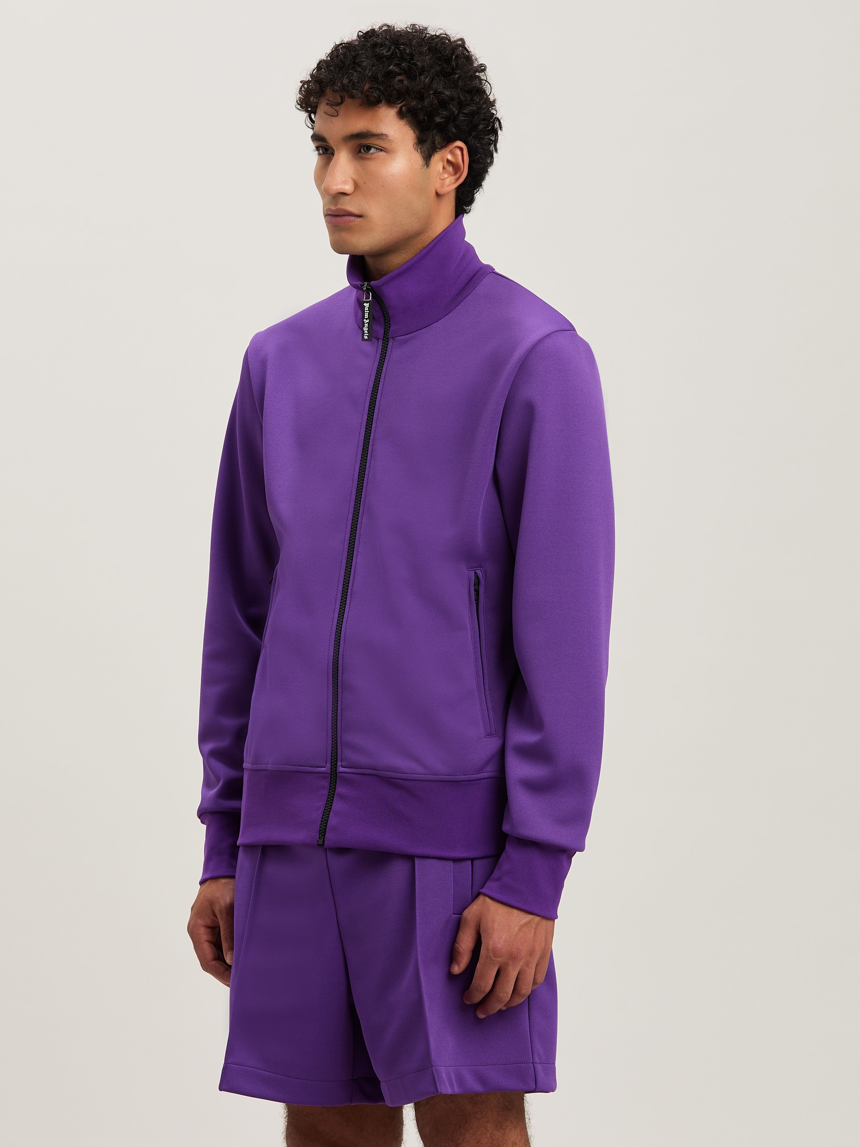 Curved logo Track Jacket - 4