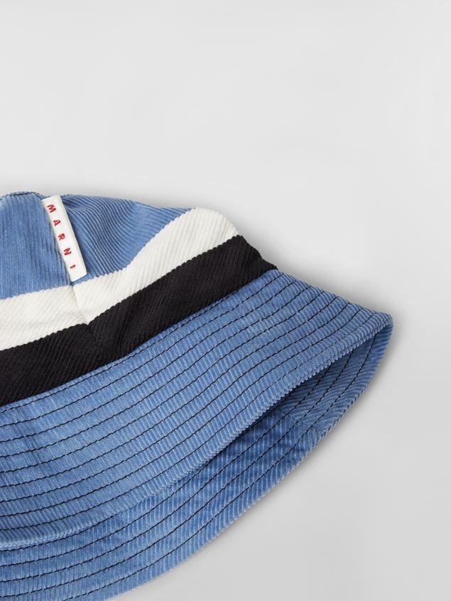 FISHERMAN HAT IN COTTON AND VELVET - 4