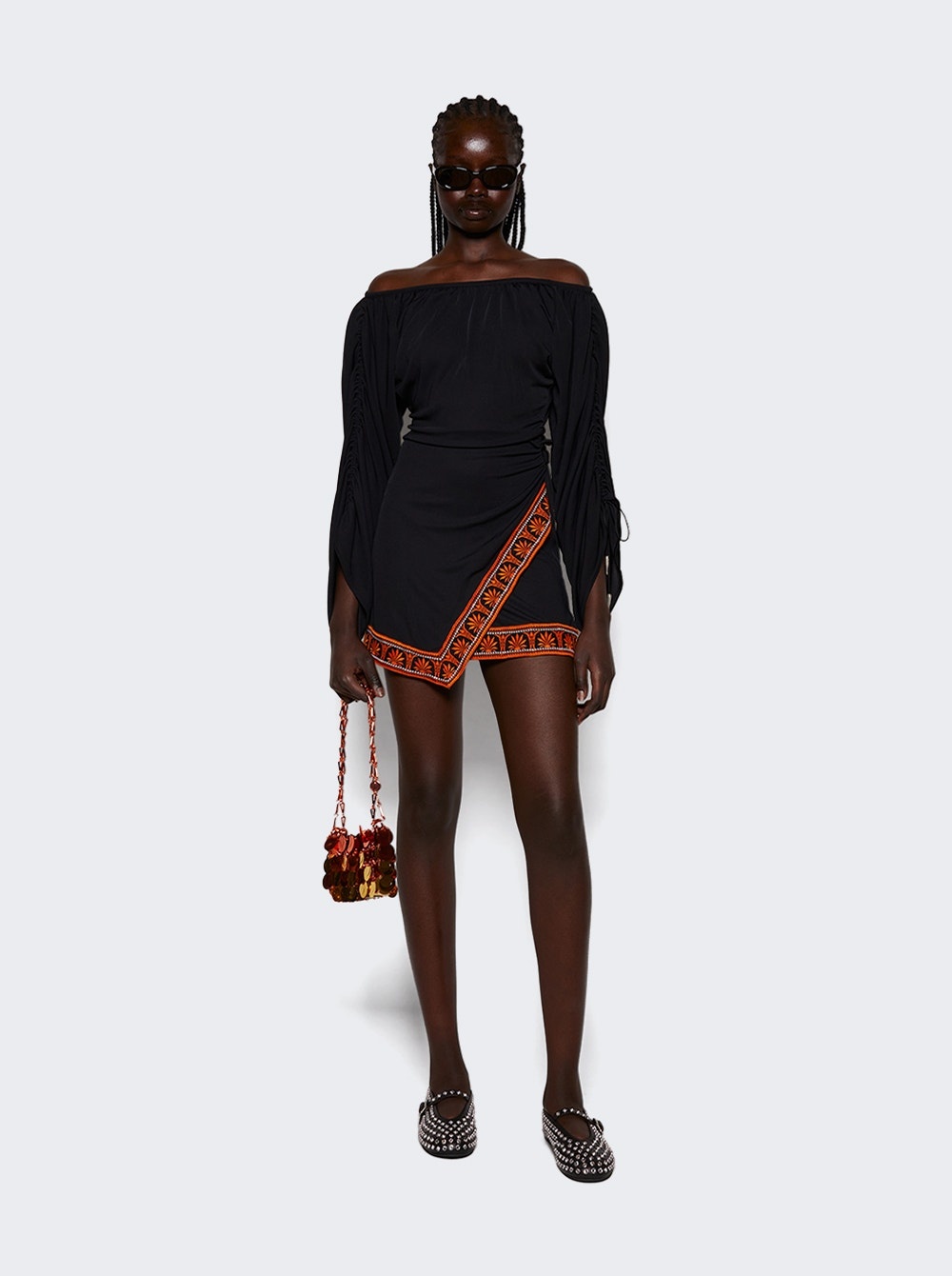 Robe Mini Dress Black - 2