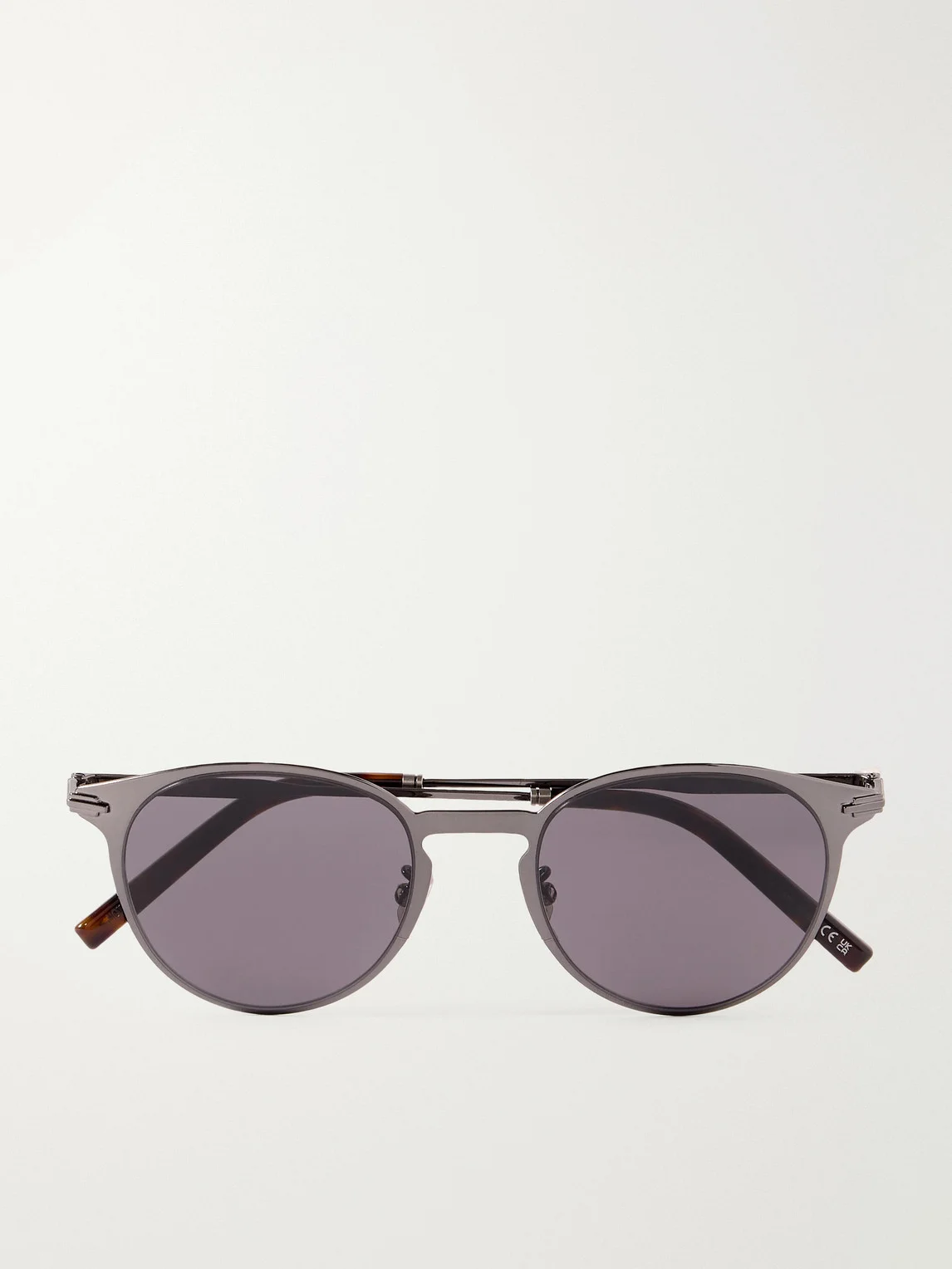 DiorBlackSuit R8U Round Metal Sunglasses - 1