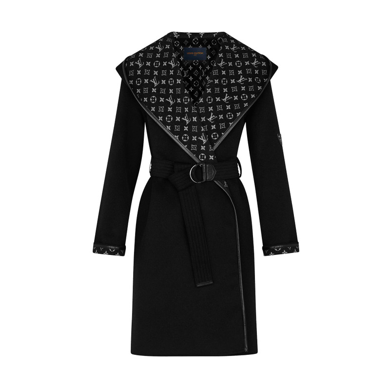 Hooded Wrap Coat 1