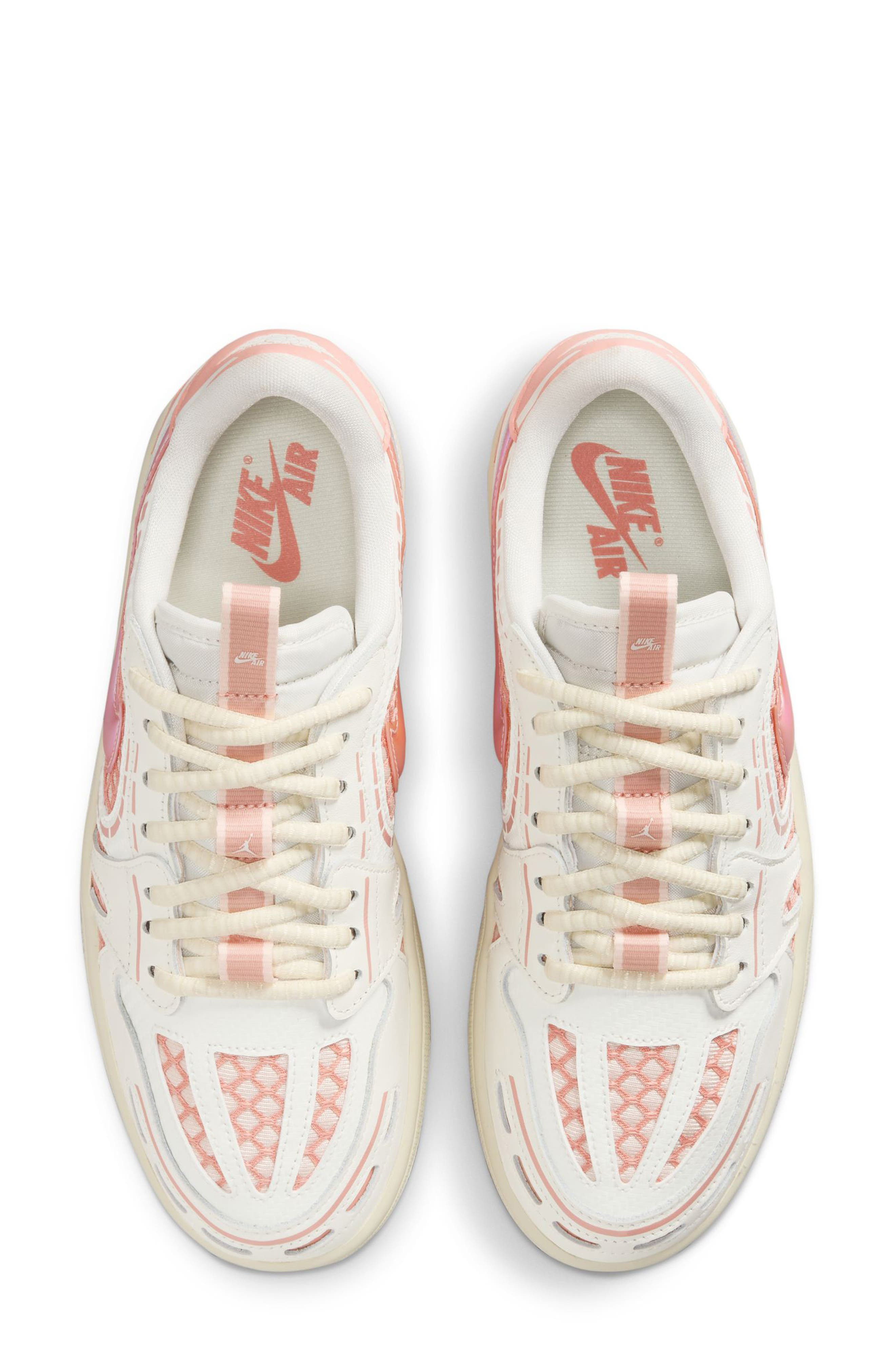 Air Jordan 1 Low Method of Make Sneaker in Sail/Coral/Light Madder Root at Nordstrom - 4