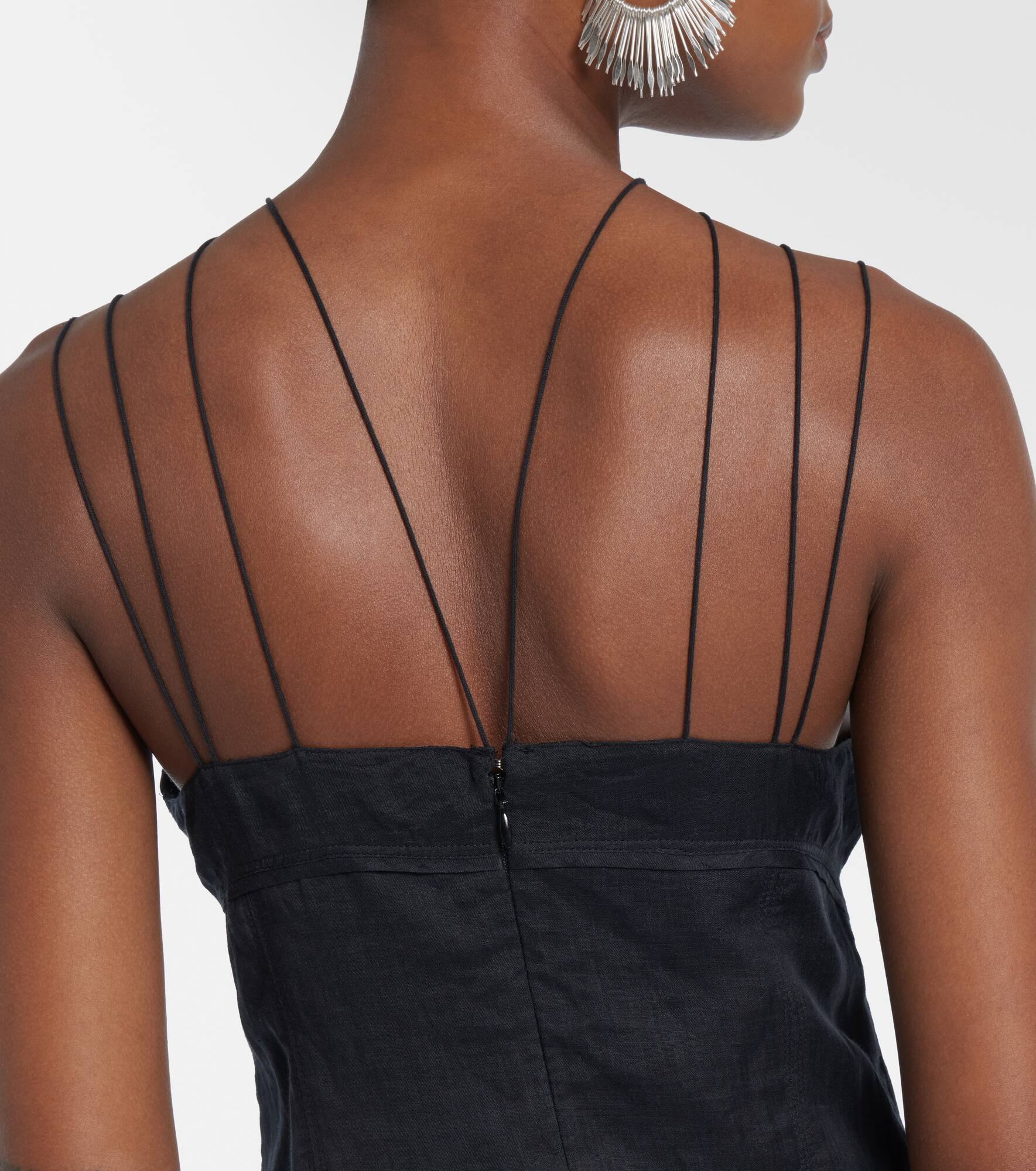 Lindy lace-trimmed maxi dress - 6