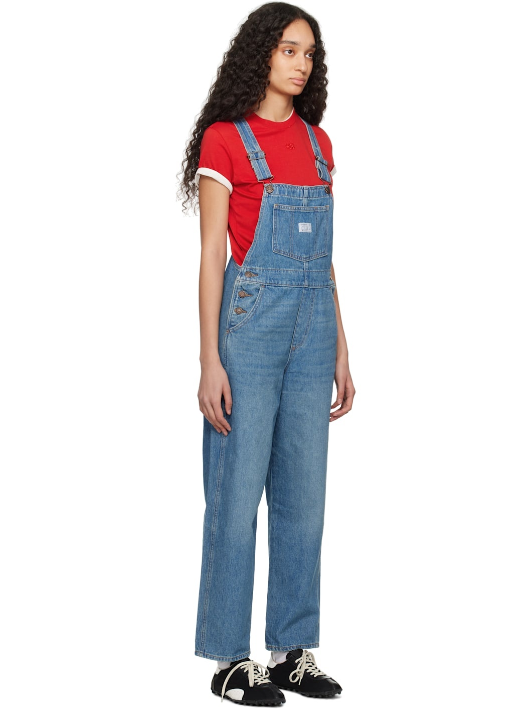 Blue Vintage Denim Overalls - 2