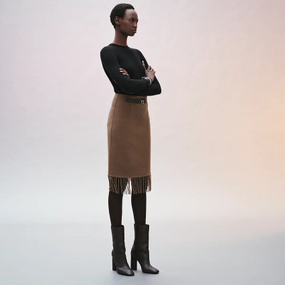 Hermès Fringe skirt outlook