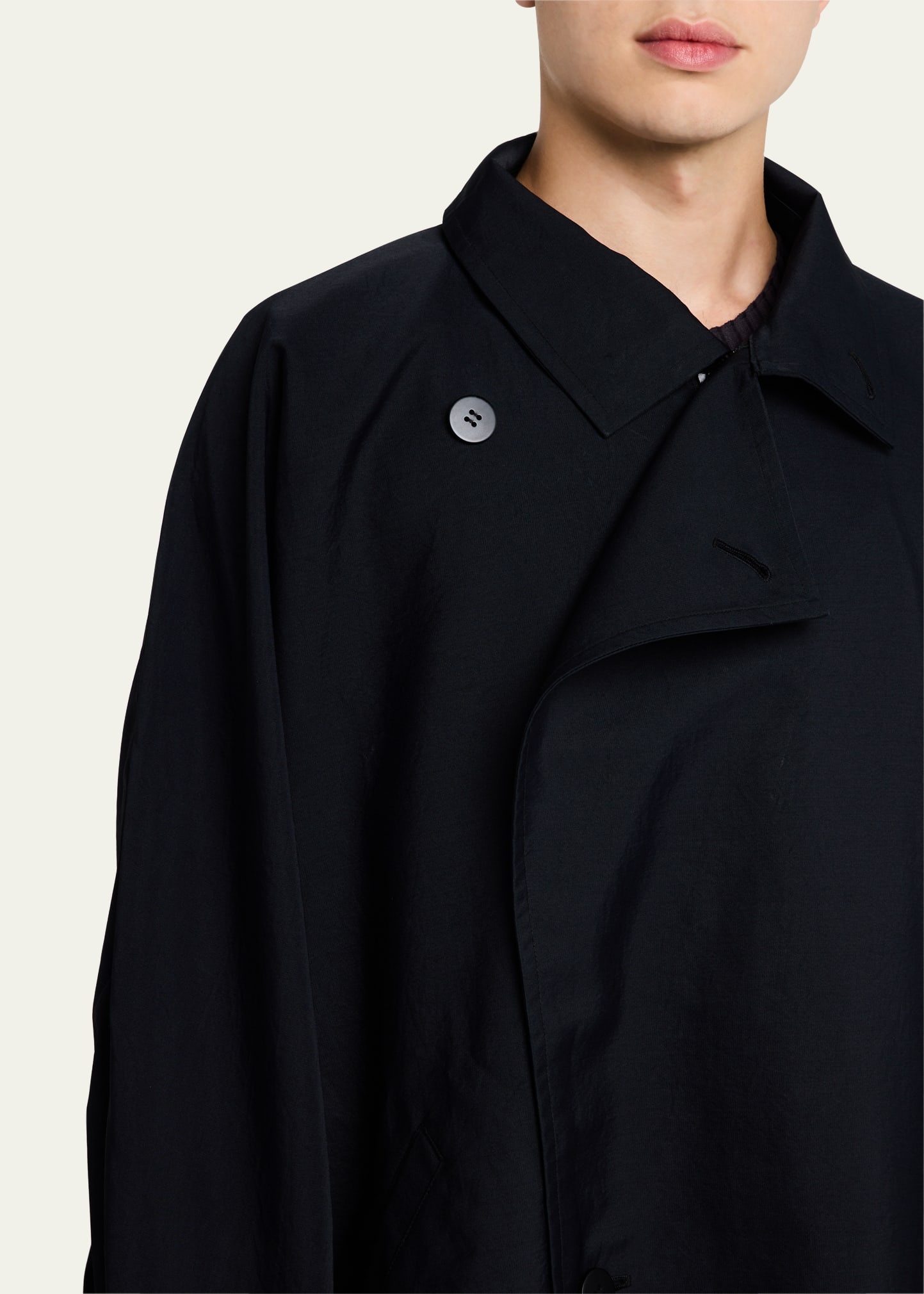 Men's Oversized Trench Coat - 5