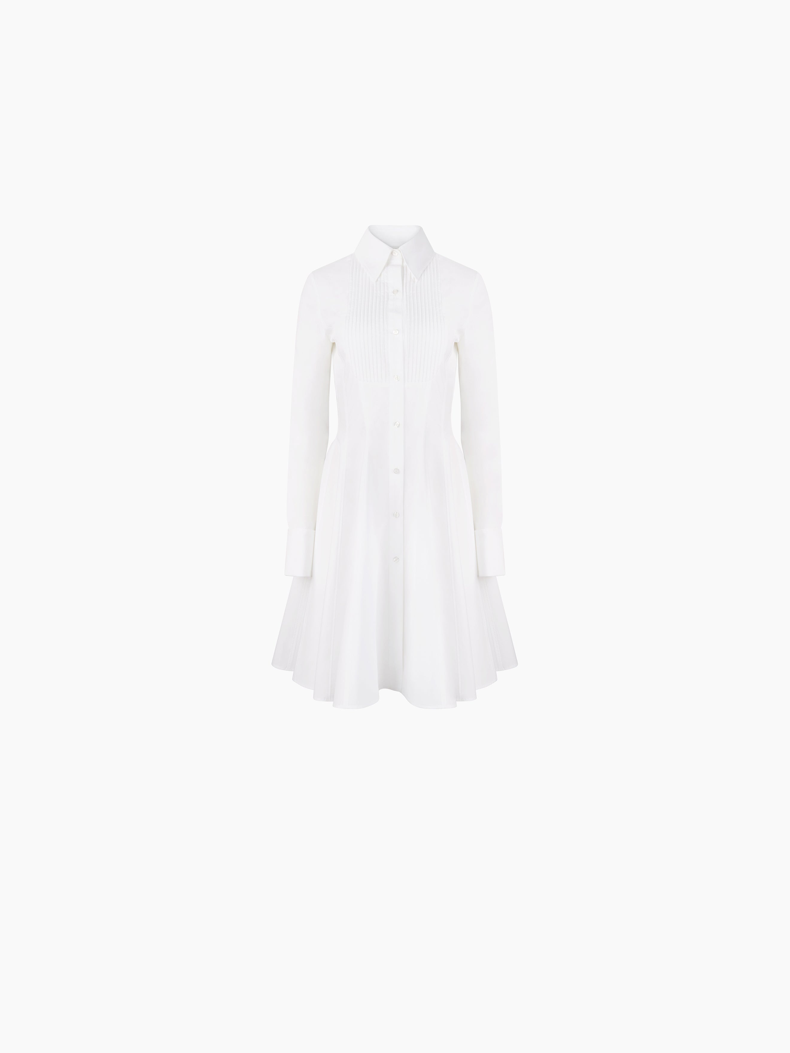 SHIRT DRESS IN COTTON POPLIN - 5