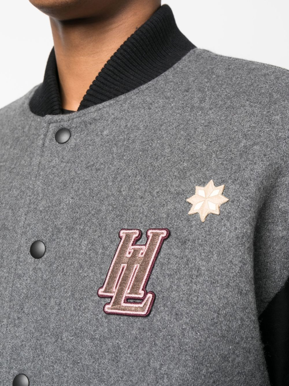 logo varsity bomber jacket - 5