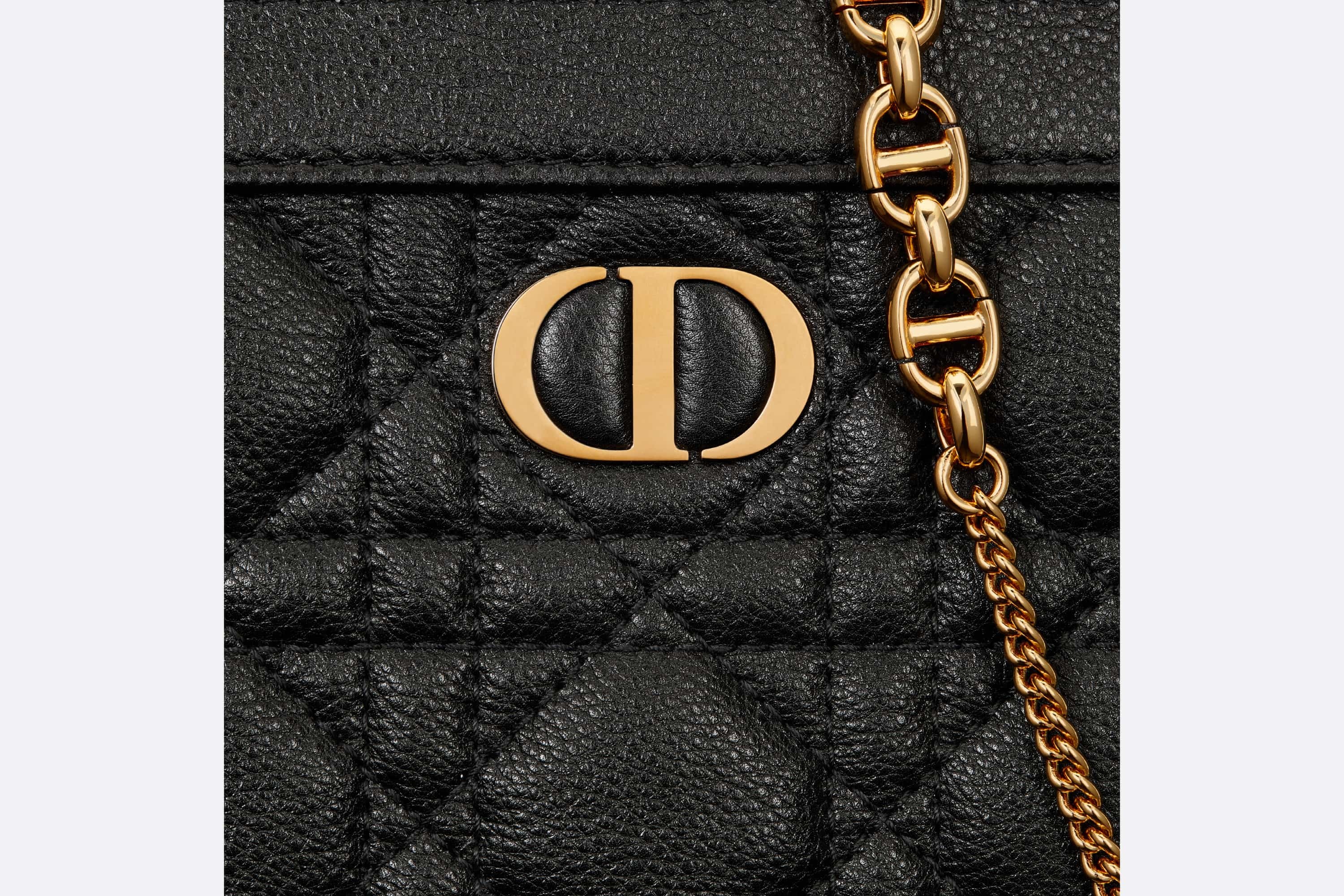 Dior Caro Zipped Pouch with Chain - 6