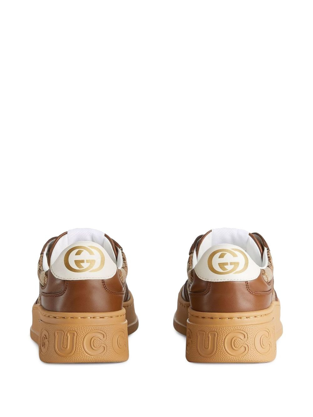 GG embossed low-top sneakers - 3