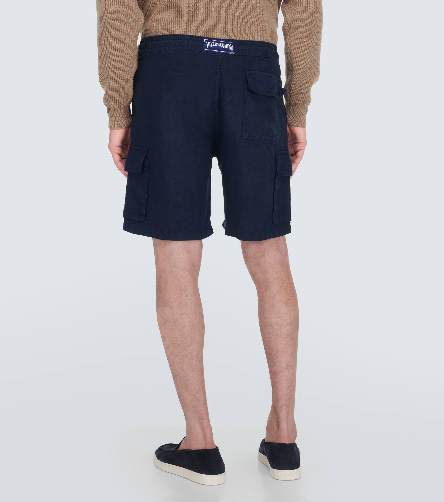 Baie linen Bermuda shorts - 4