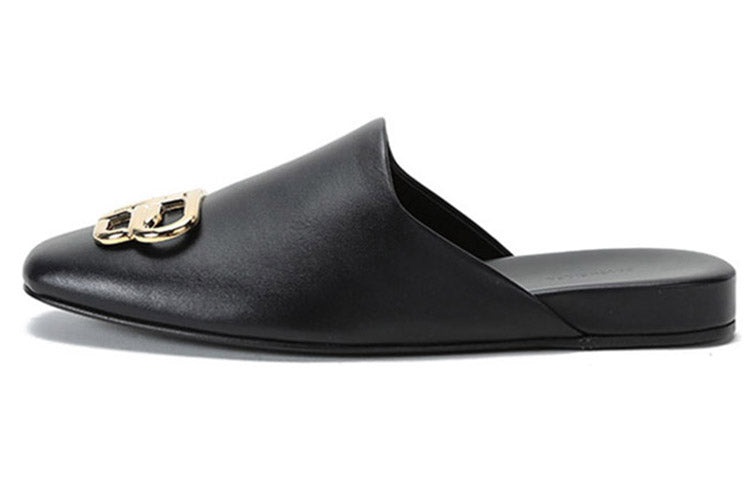 (WMNS) Balenciaga Cosy Mule 'Black' 590935-WA72I-1088 - 2
