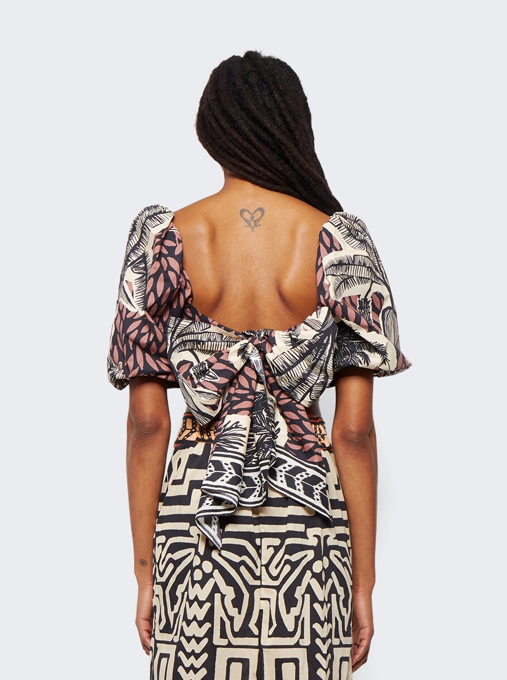 Paraiso Natural Crop Top Maroon - 5