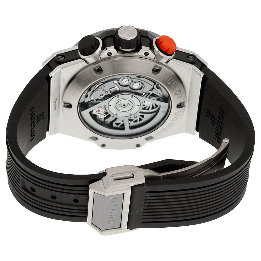 Hublot Big Bang Unico Bi-Retrograde Mat Black Dial Titanium Men's Watch 413.NM.1127.RX - 3