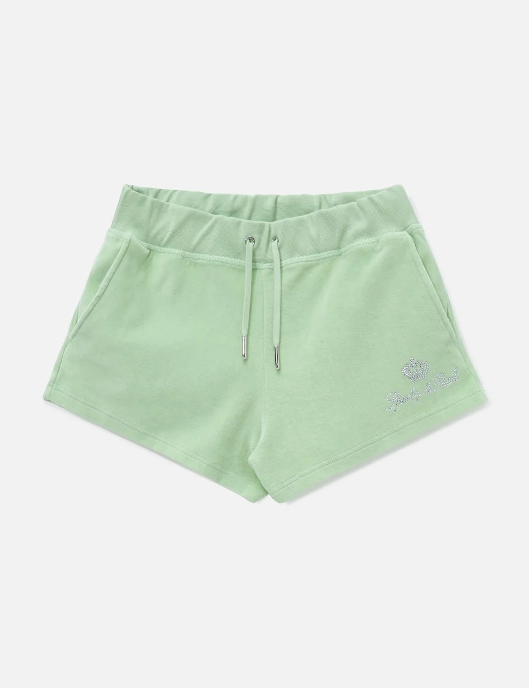 SPORTY & RICH X JUICY COUTURE SCRIPT VELOUR SHORT - 1