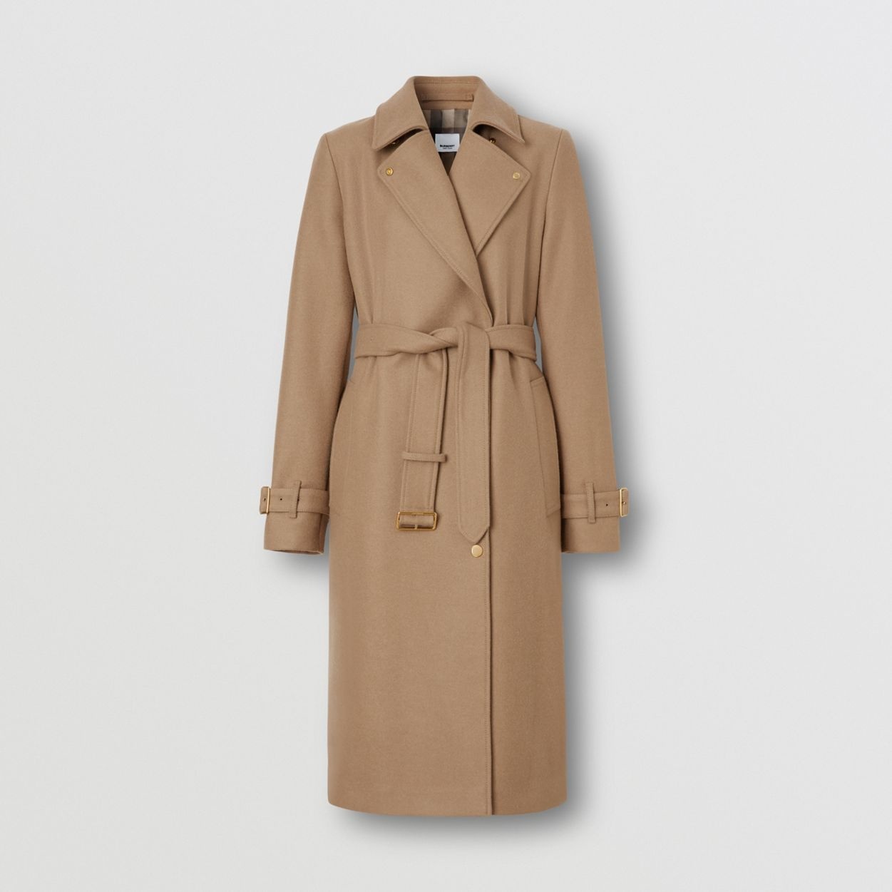 Wool Cashmere Tailored Coat - 1