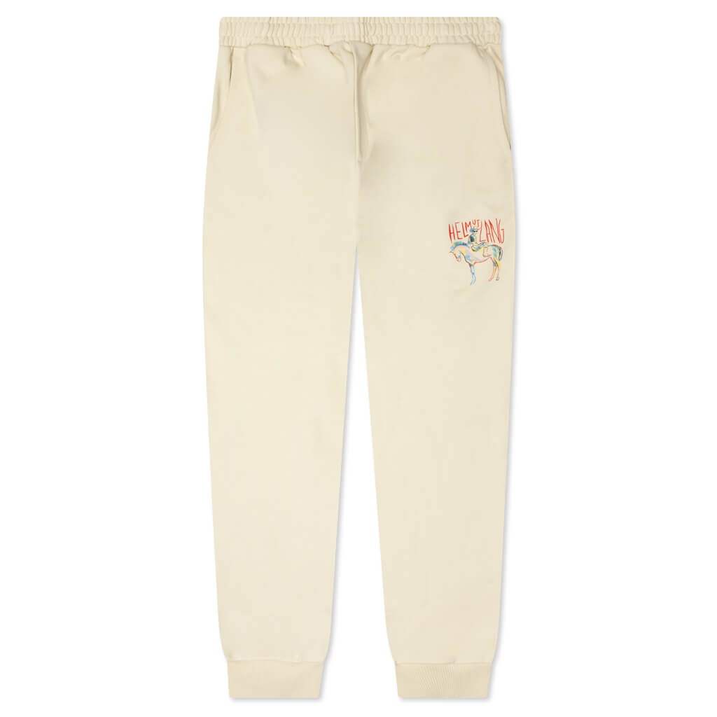 SCRIBBLE LOGO JOGGER - STONE - 1