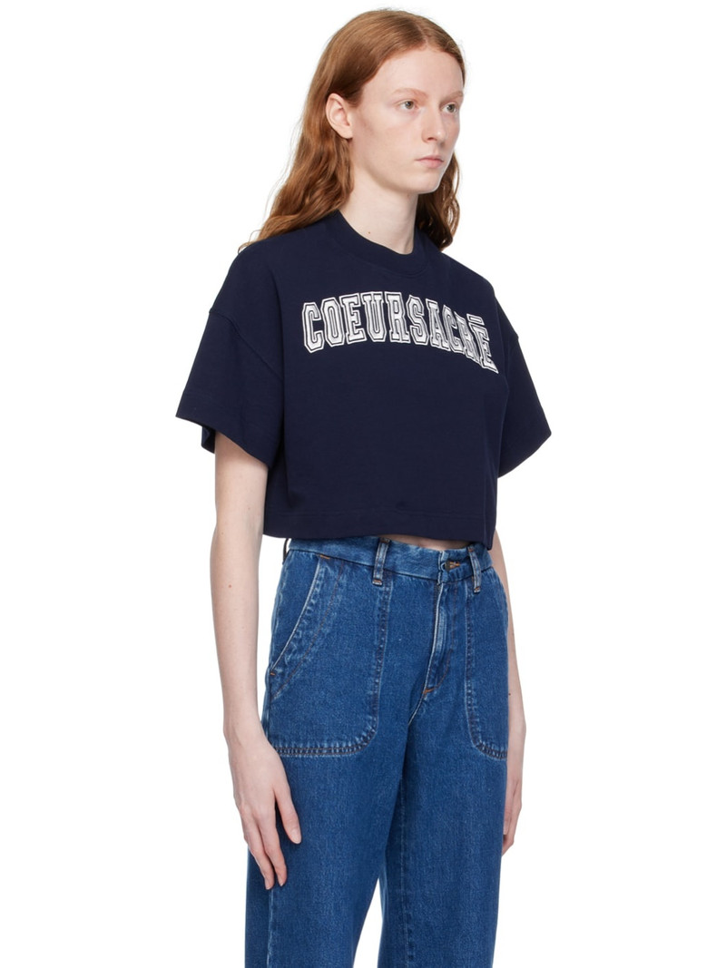 Navy 'Coeur Sacré' T-Shirt 2