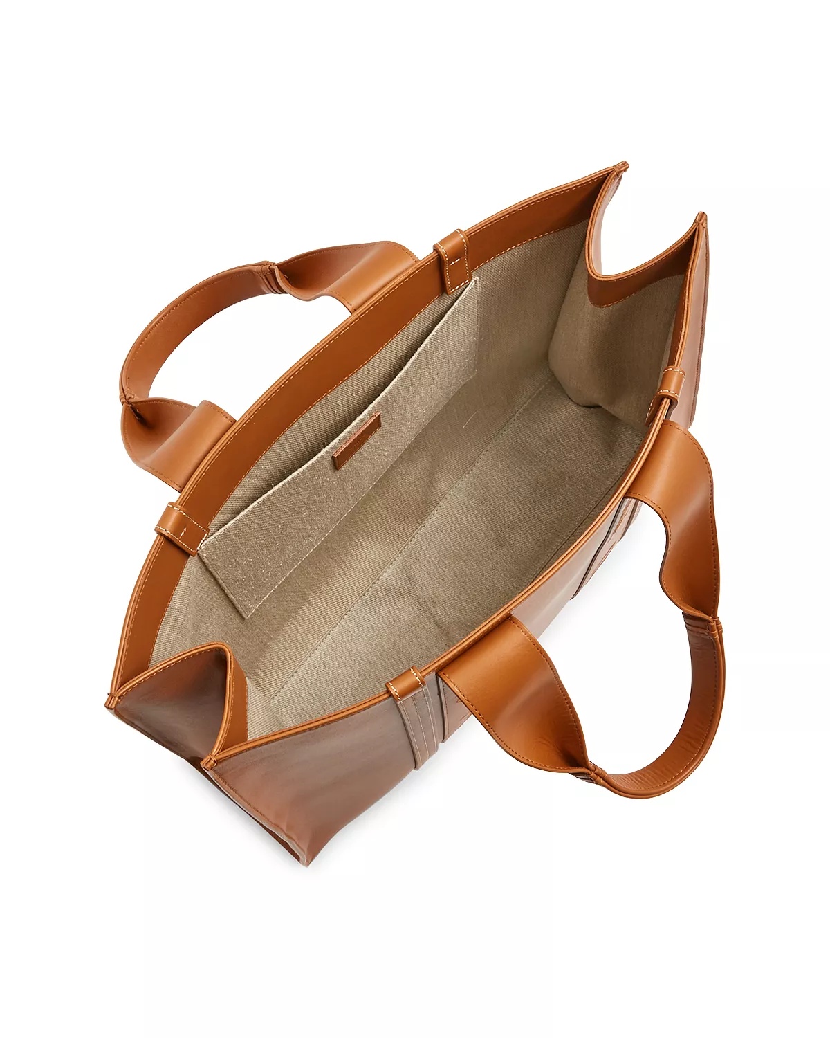 Woody Large Leather Tote - 2