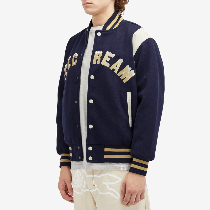 ICECREAM ICECREAM Drippy Varsity Jacket outlook