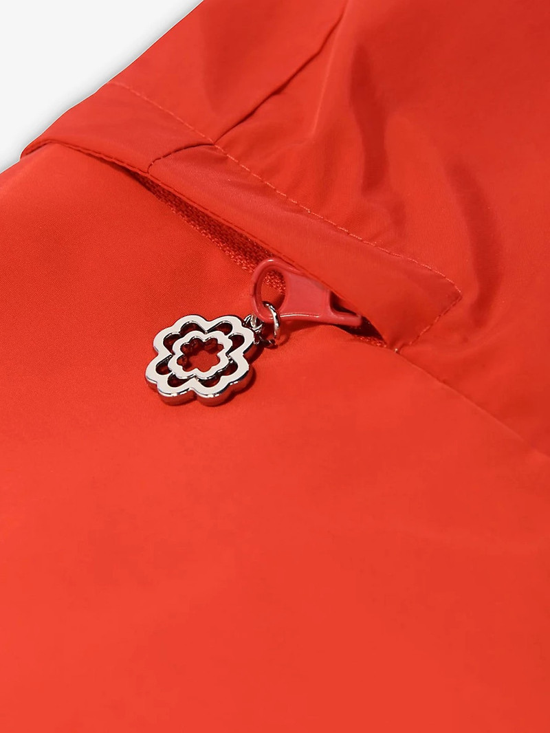 maje Clover-Embellished Tie-Up Woven Hood outlook