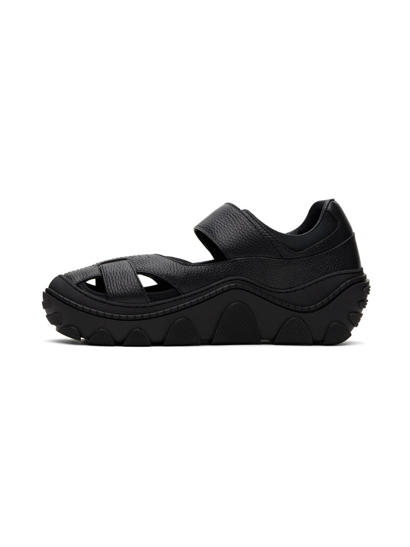 Kiko Kostadinov Black Tonkin Hybrid Sandals outlook