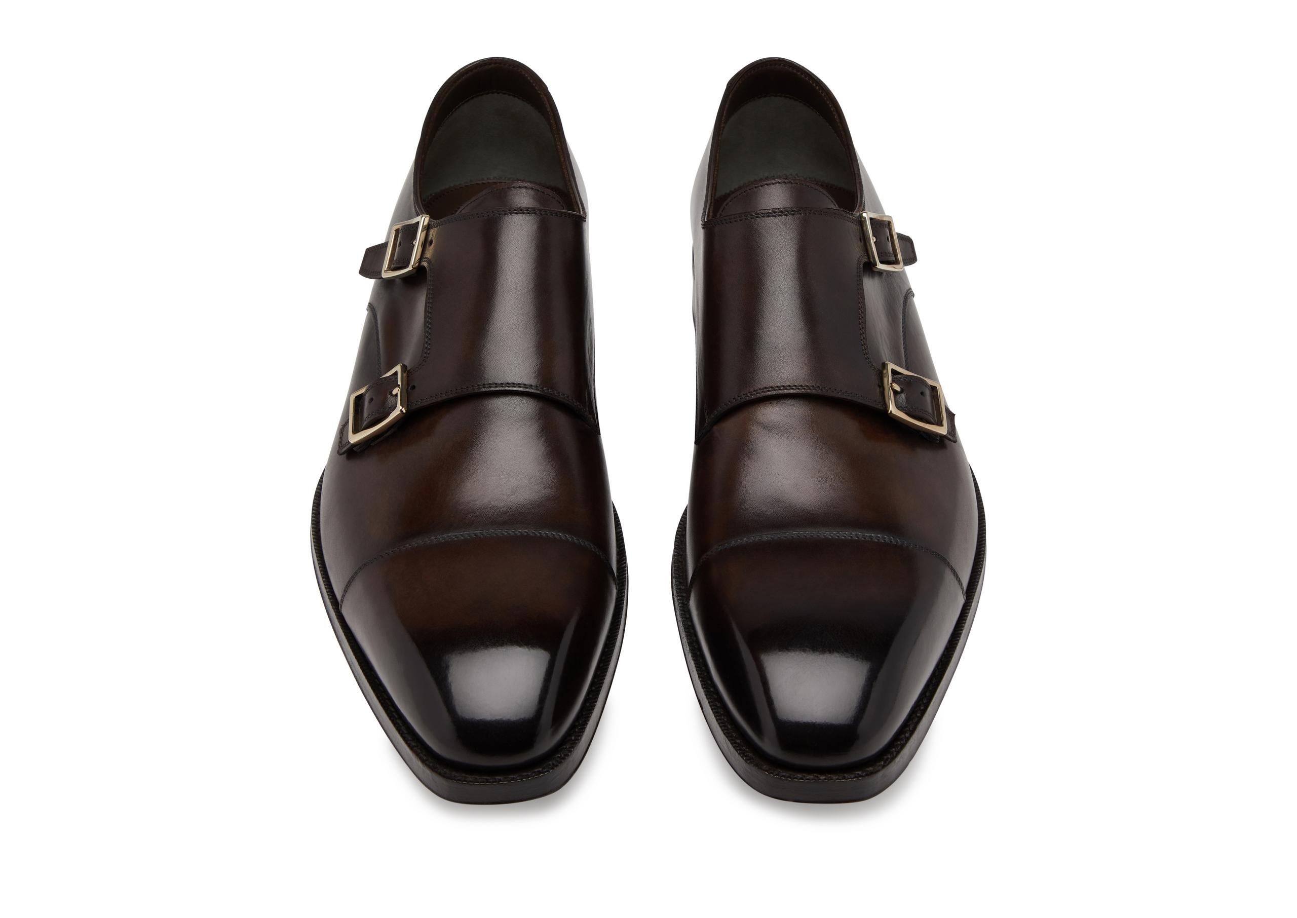 BURNISHED LEATHER ELKAN MONK STRAP - 2