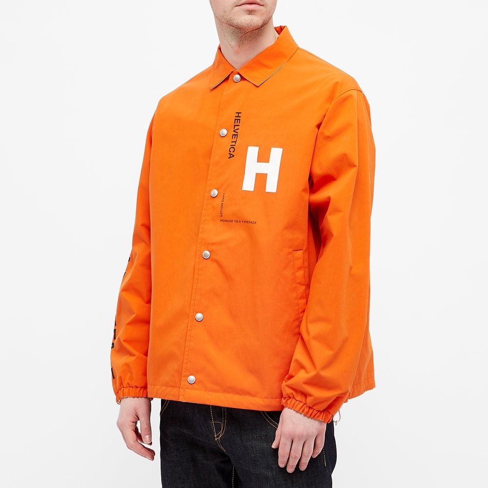 Junya Watanabe MAN Helvetica Reversible Printed Coach Jacket - 6